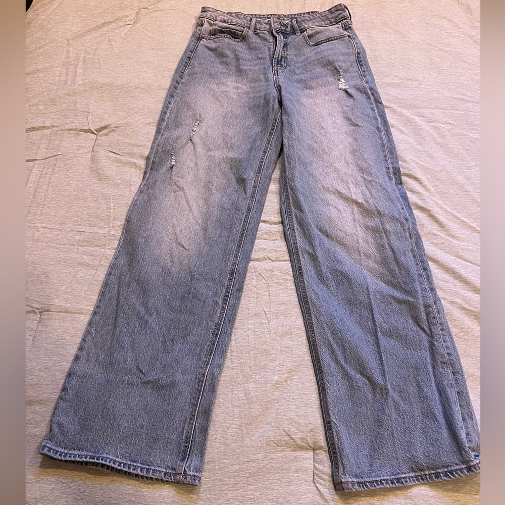Old Navy Light Blue Flare Jeans